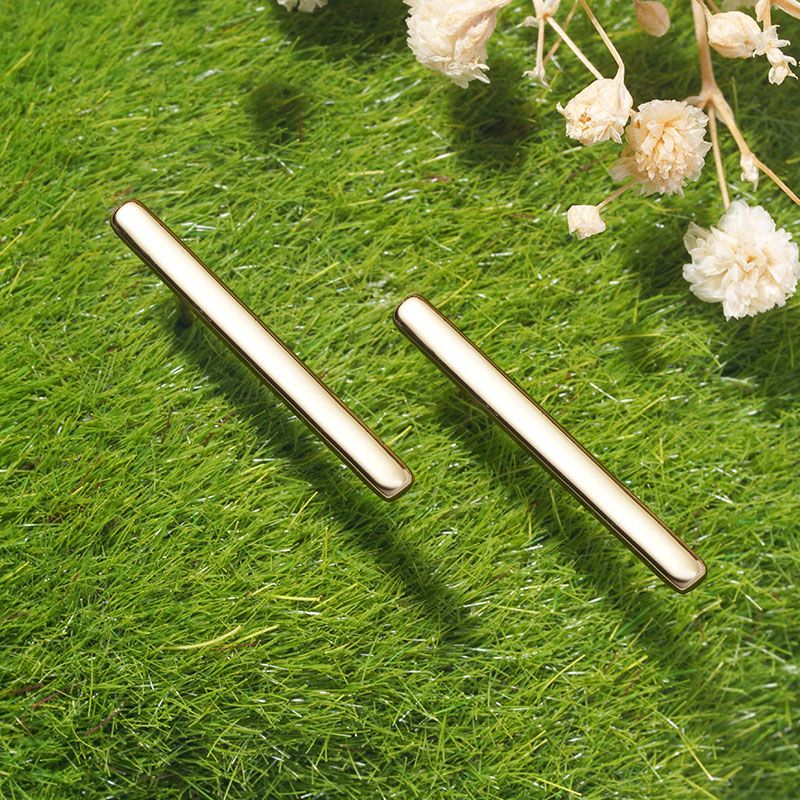 Long Bar Stud Earrings