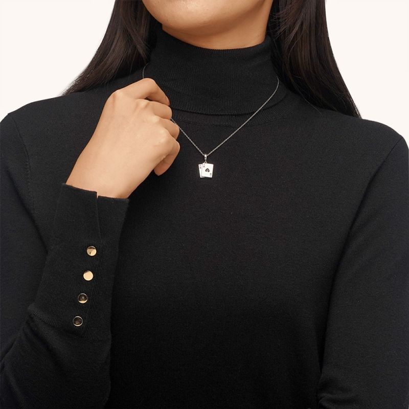 Ace of Spades Pendant