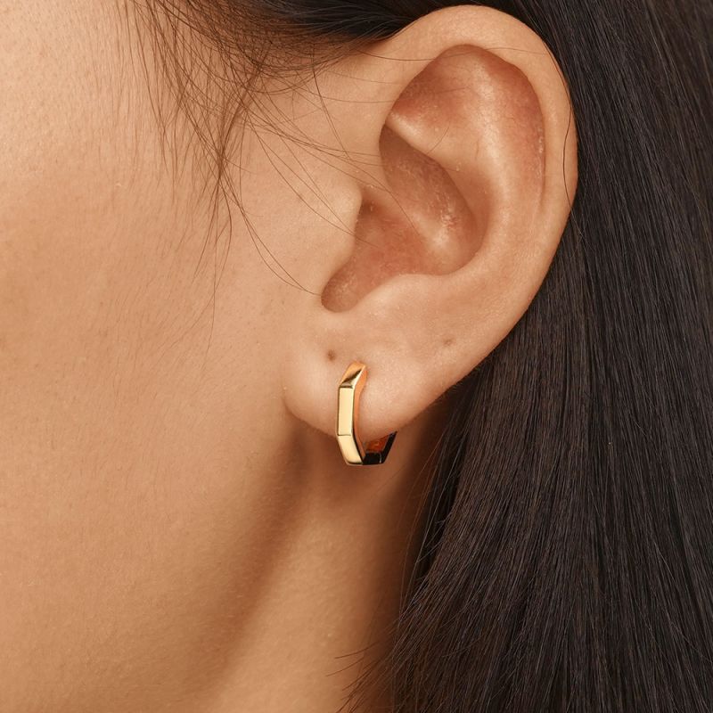 Geometric Hoop Earrings