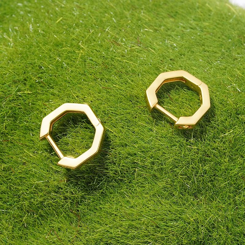 Geometric Hoop Earrings