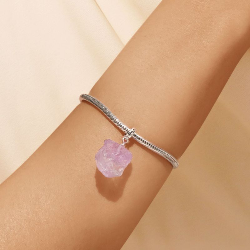 Amethyst Raw Stone Pendant