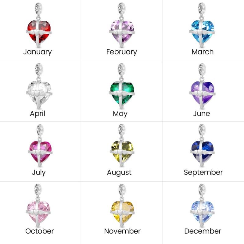 Birthstone Love Pendant