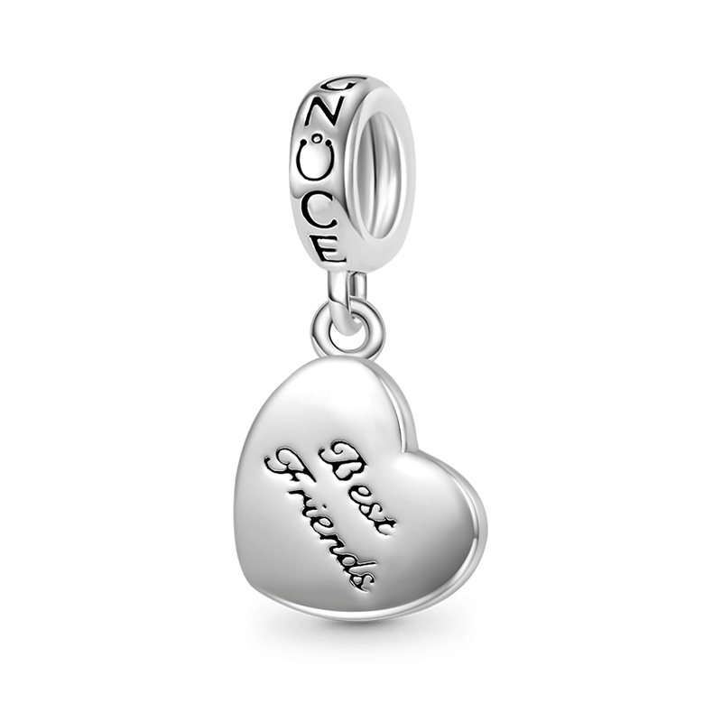 Best Friends Heart Pendant