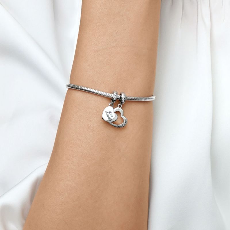 Best Friends Heart Pendant