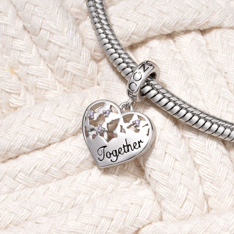 Butterfly Love Birthstone Pendant