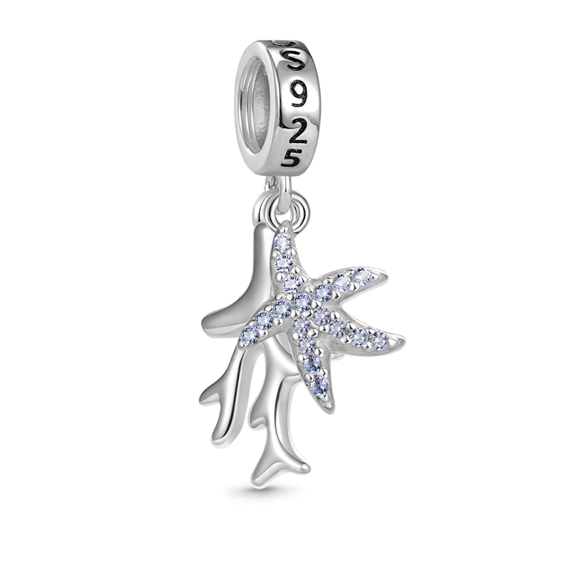 Coral & Starfish Pendant