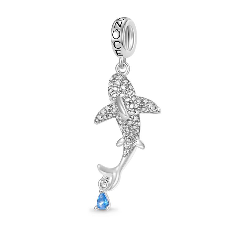 Sparkling Shark Pendant