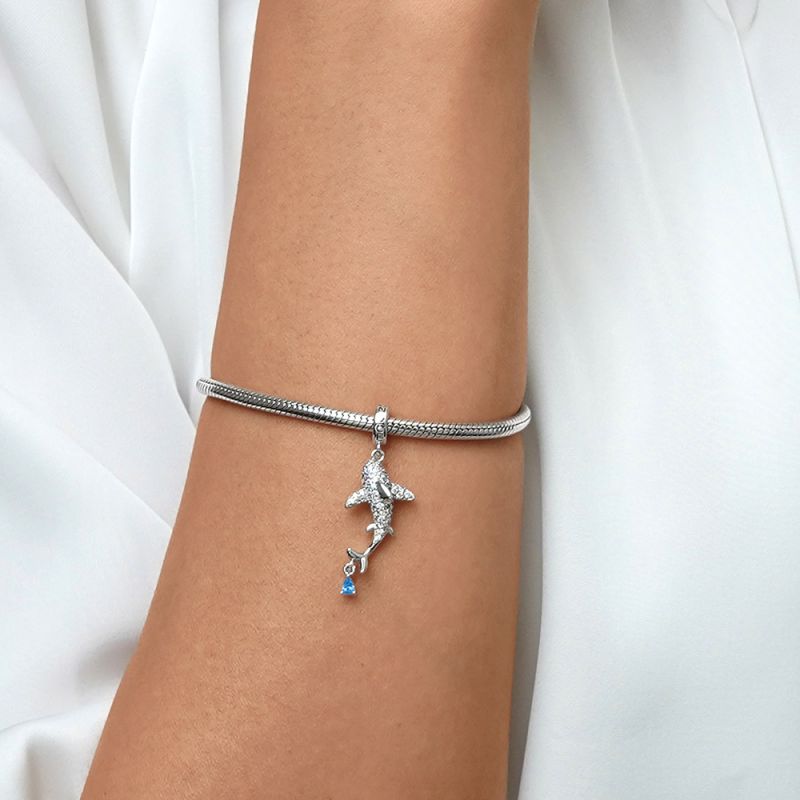 Sparkling Shark Pendant