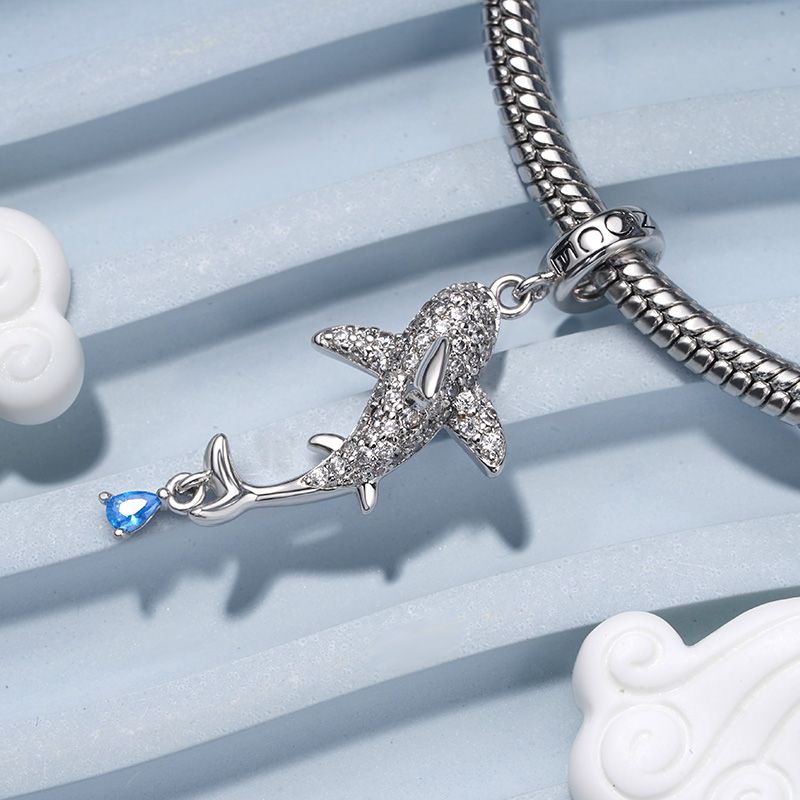 Sparkling Shark Pendant