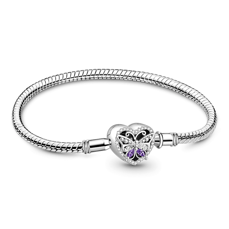 Heart Butterfly Bracelet