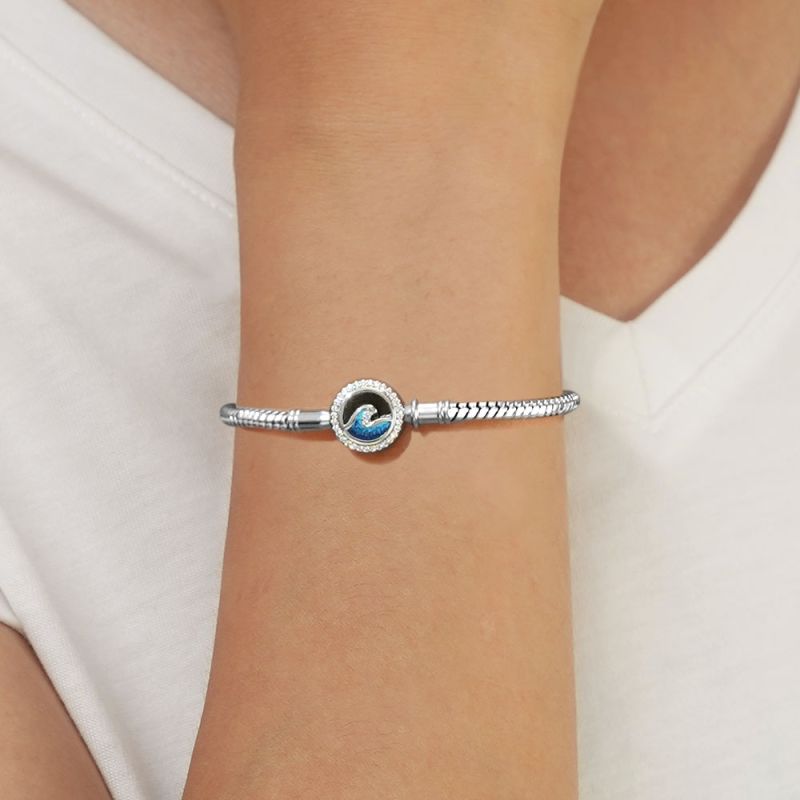 Blue Ocean Waves Bracelet