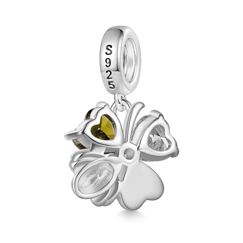 Lucky Ladybug Clover Pendant