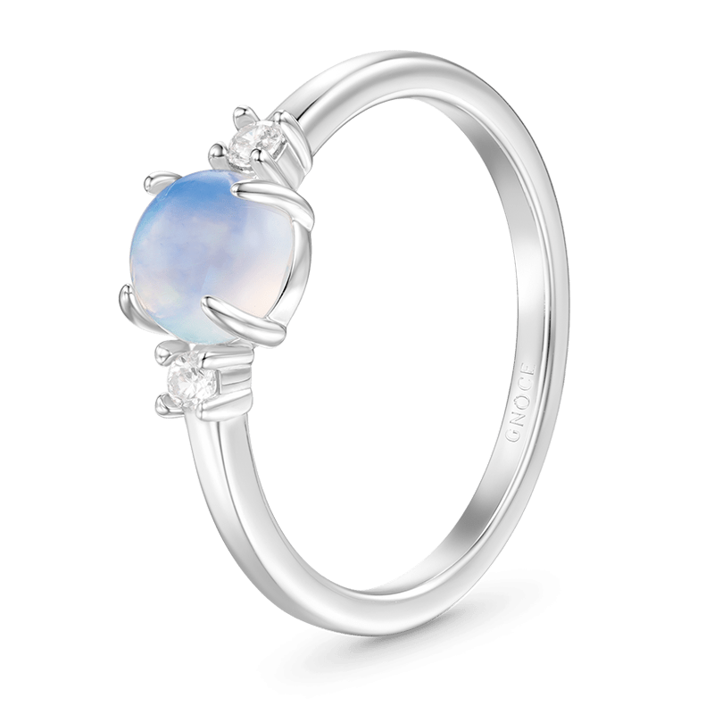 Moonstone Promise Ring