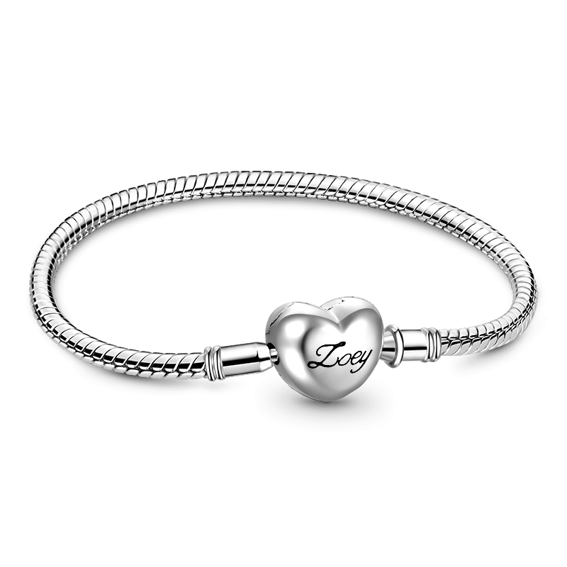 Heart Engravable Basic Bracelet
