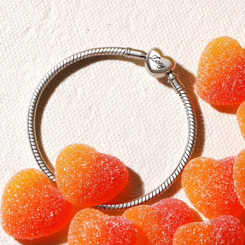 Heart Engravable Basic Bracelet