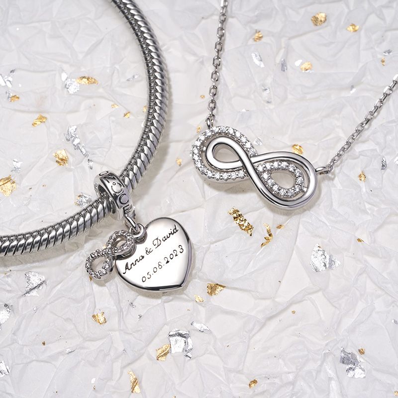 Birthstone Infinity Love Necklace