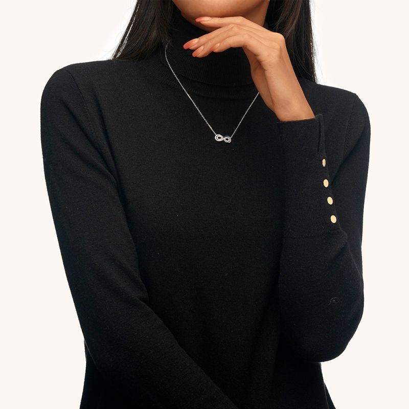 Birthstone Infinity Love Necklace