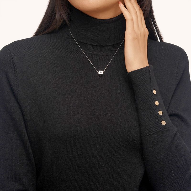 Engravable Cube Necklace