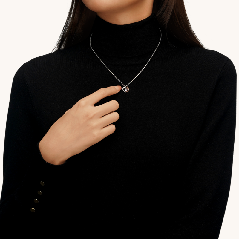 Hugging Birthstone Necklace