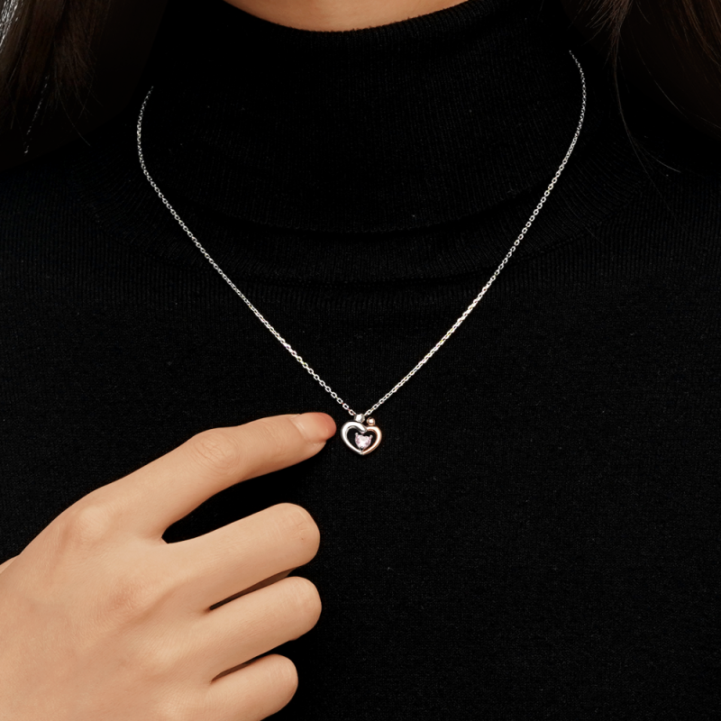 Hugging Birthstone Necklace