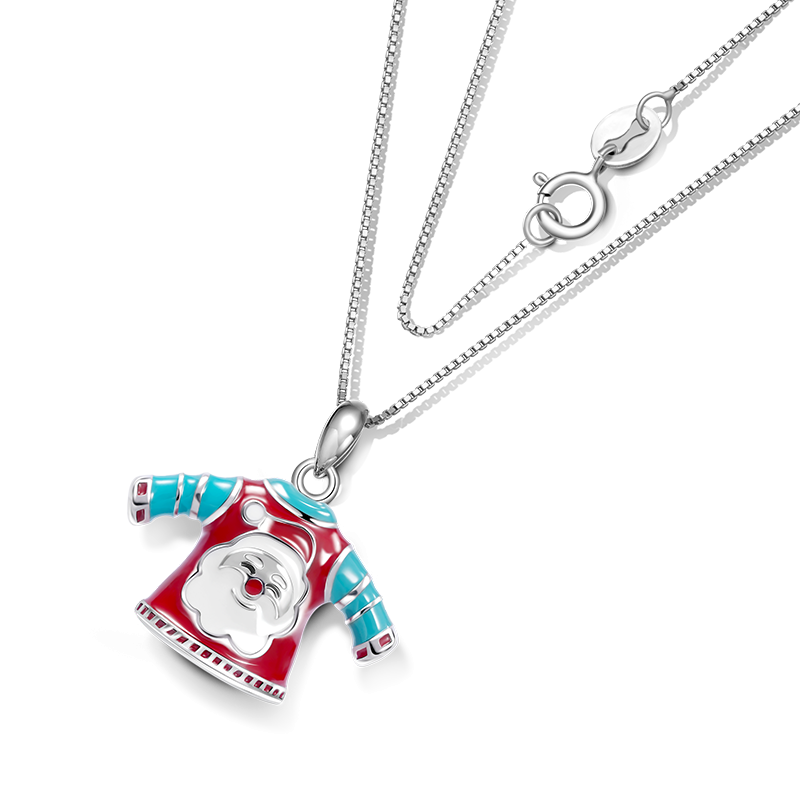 Santa Claus T-shirt Necklace