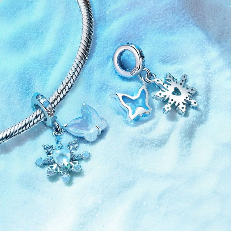 Snow Butterfly Pendant