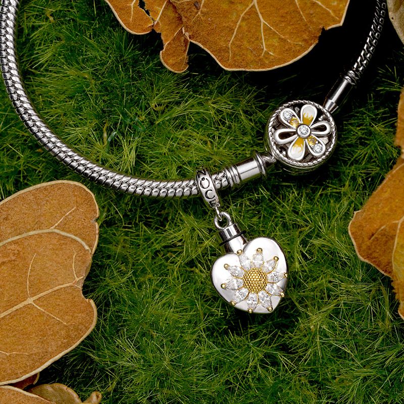 Heart Memorial Urn Ashes Pendant