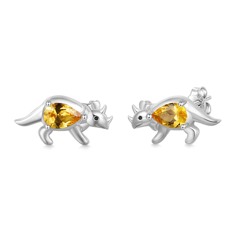 Triceratops Stud Earrings