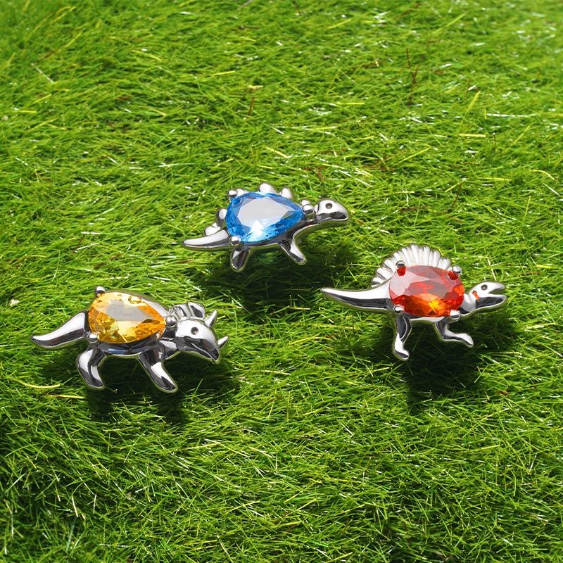 Triceratops Stud Earrings