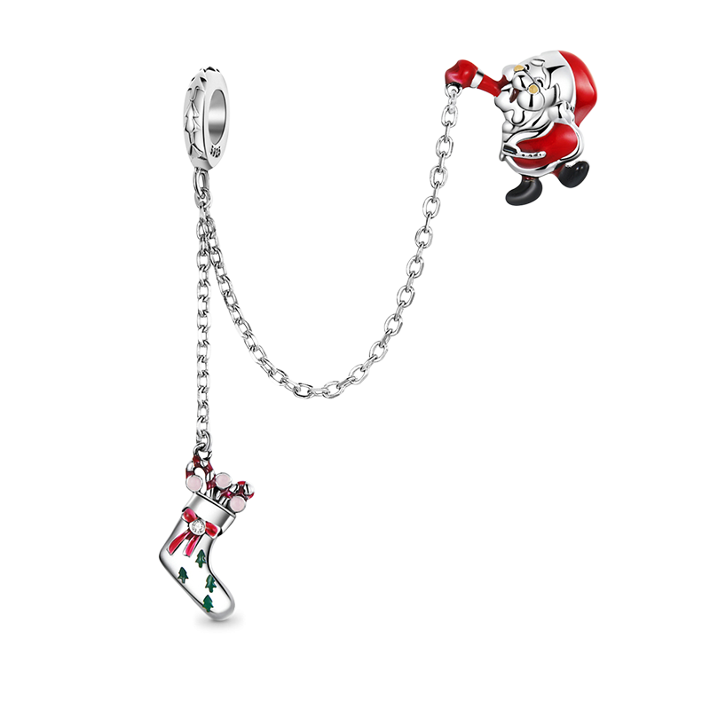 Santa & Christmas Stocking