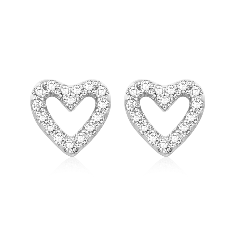 Heart Stud Earrings
