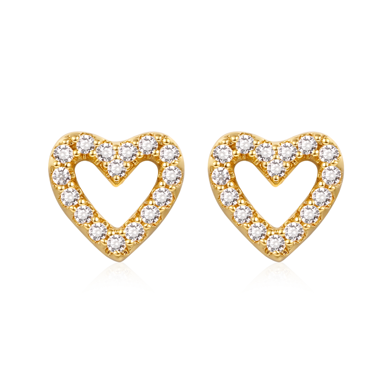Heart Stud Earrings