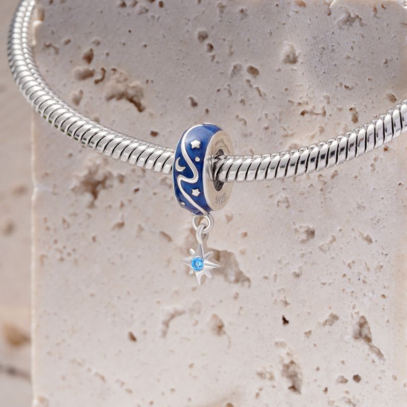 Starry Sky Stopper Charm