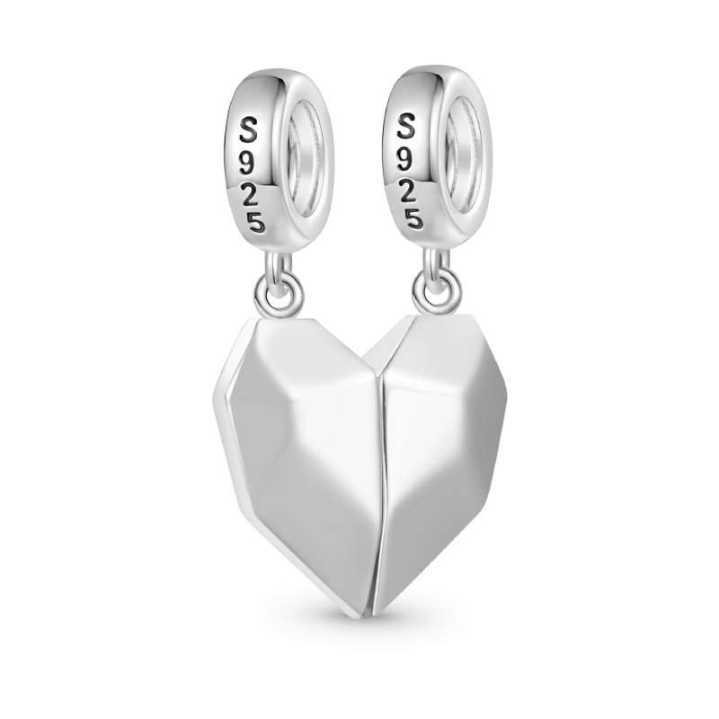 Magnet Heart Engravable Pendant