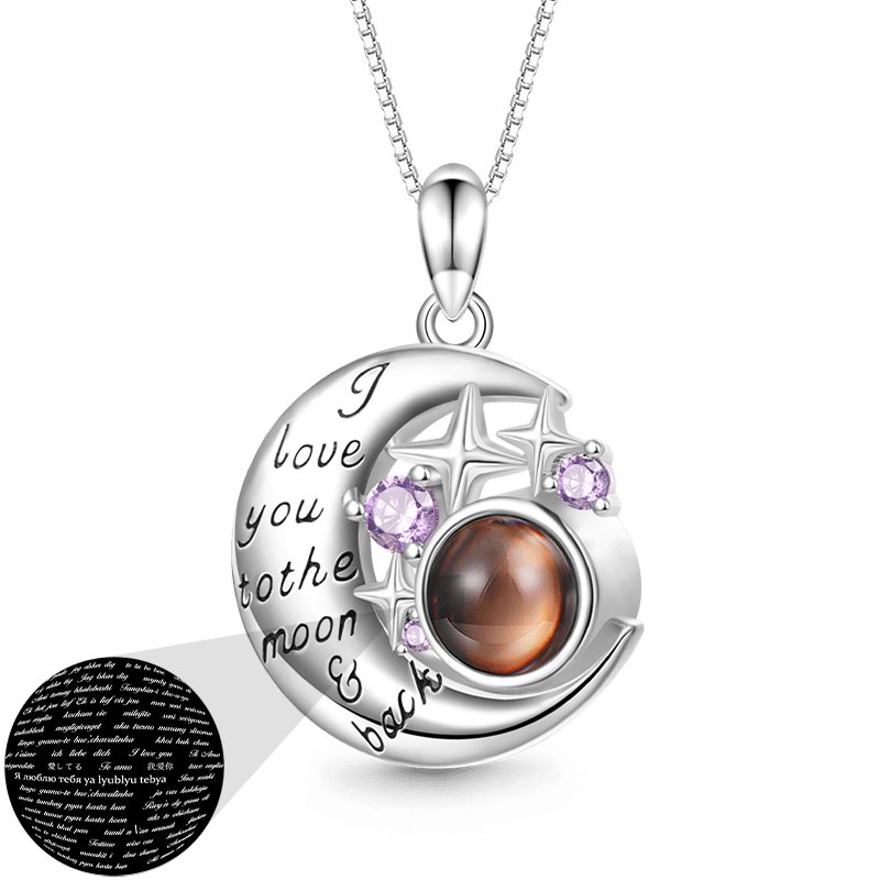 Projection I Love You Necklace