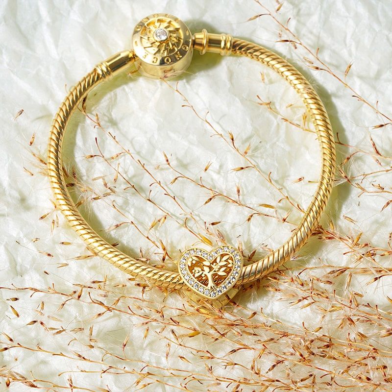 Family Tree Heart Charm