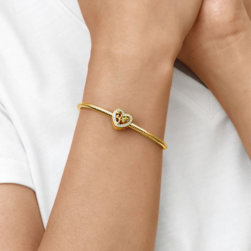 Family Tree Heart Charm