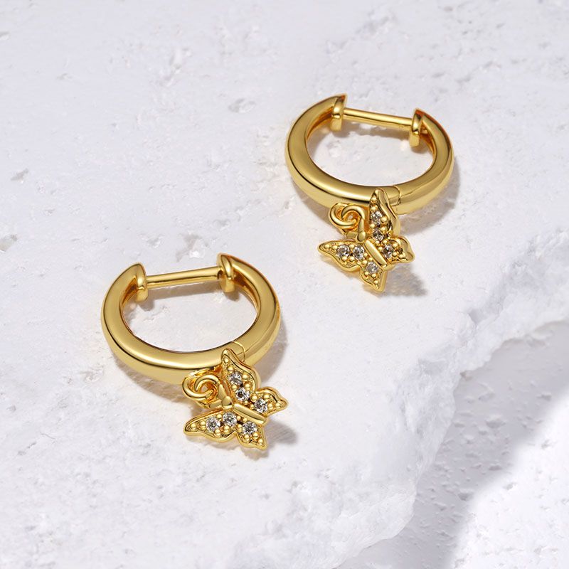 Butterfly Drop Earrings