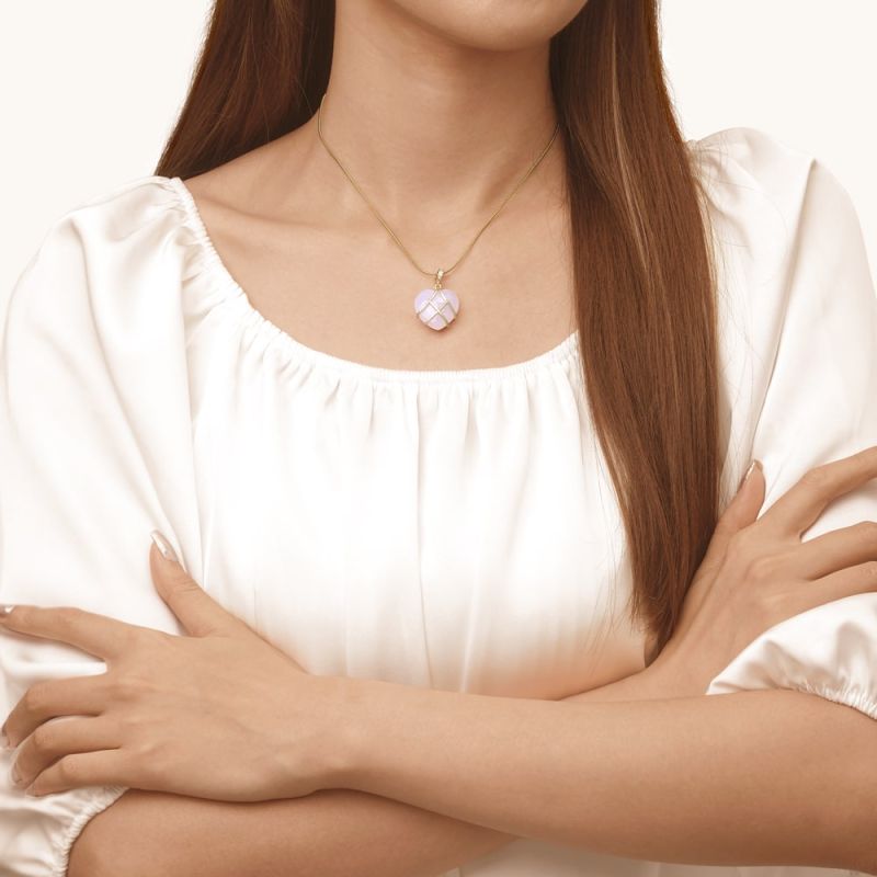 Barbie Pink Heart Necklace