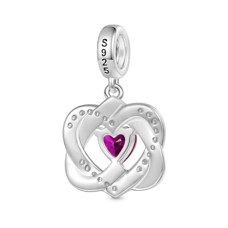 Love Heart Birthstone Pendant