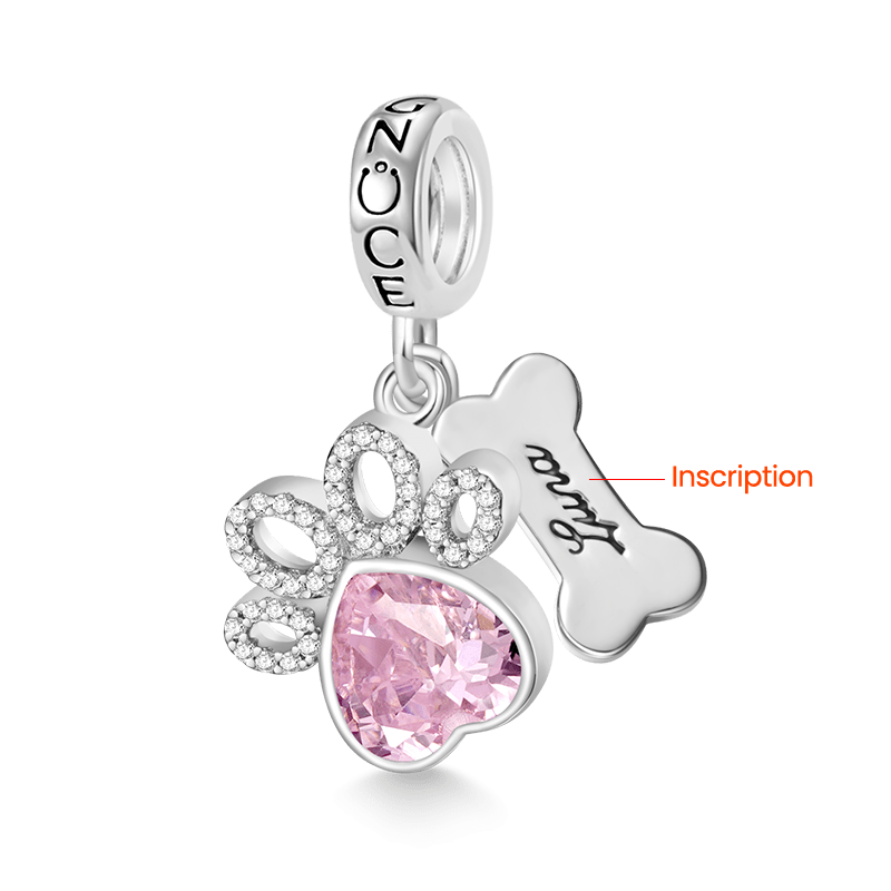 Engravable Pet Bone Pendant