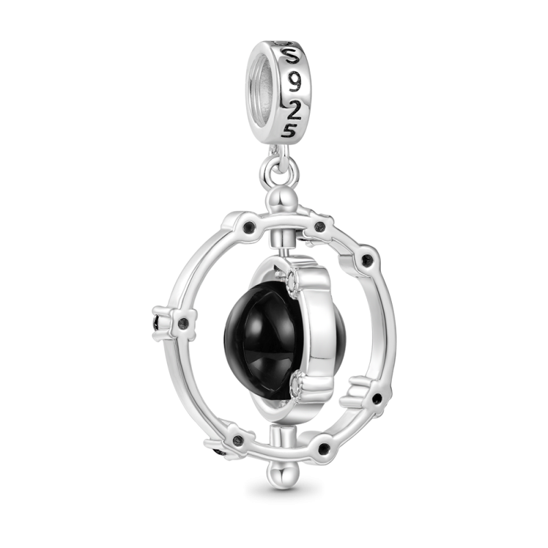 Rotatable Black Onyx Pendant