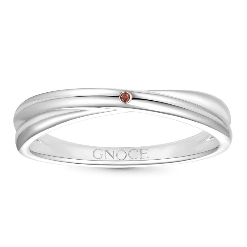 Twisted Birthstone Ring