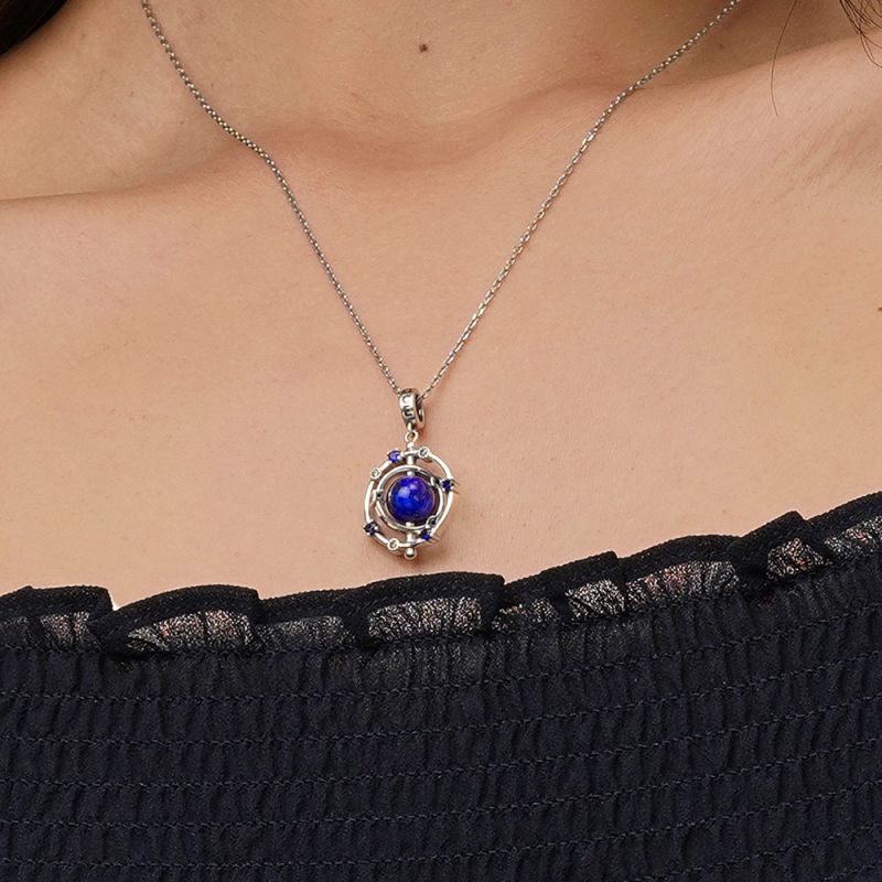 Lapis Lazuli Galaxy Pendant