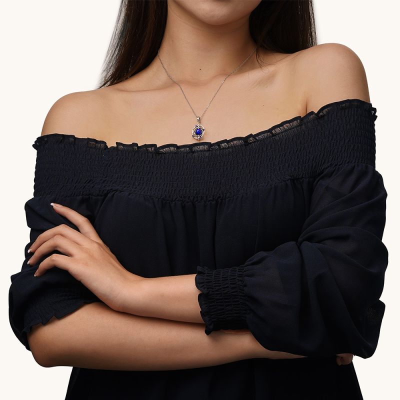 Lapis Lazuli Galaxy Pendant