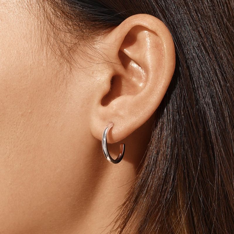 Flat Hoops Earrings