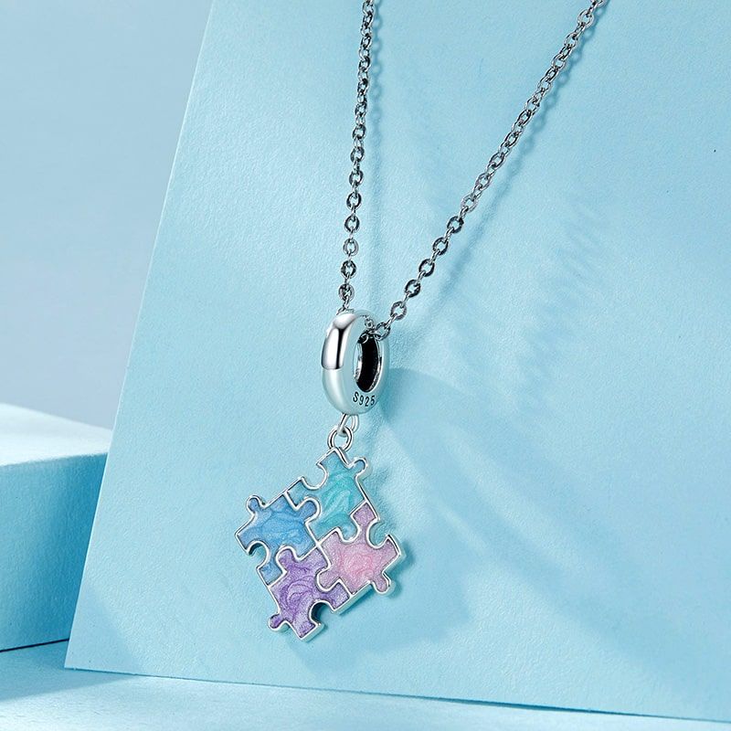 Color Puzzle Pendant