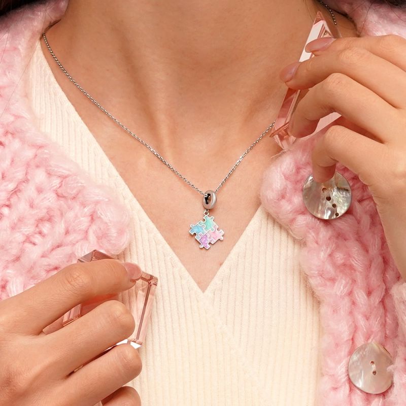Color Puzzle Pendant