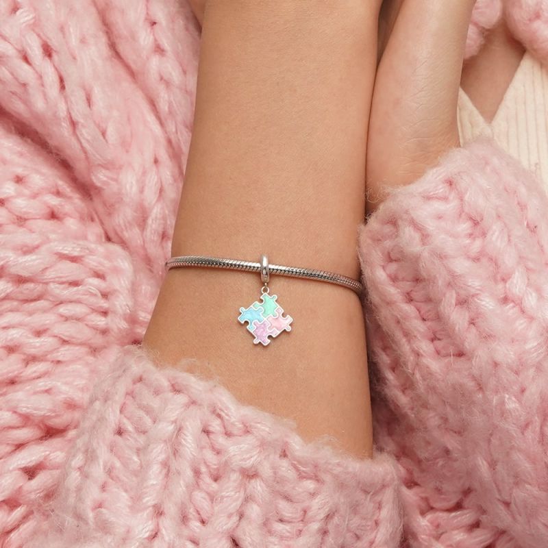 Color Puzzle Pendant