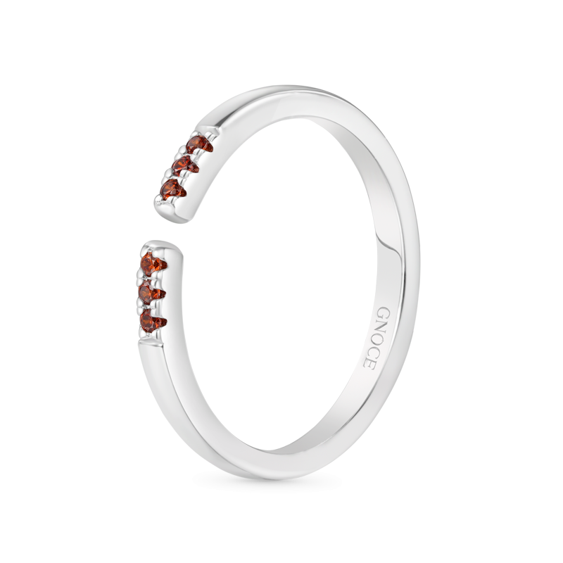 Birthstone Adjustable Ring